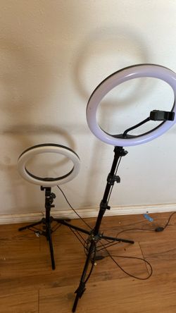 Ring light stand for phone