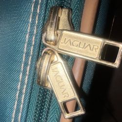 Set B Jaguar Hunter Green Nylon Suitcase 