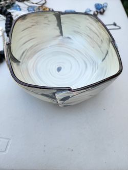 Japanese Bowl In Wooden Box 