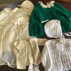 Vintage Handmade Doll or Infant Clothes   