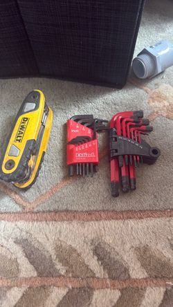 DeWalt Multi-Tool and Eklind Hex Key Sets