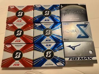 Mixed Golf Ball Box Lot – Bridgestone, Srixon, Honma, Mizuno