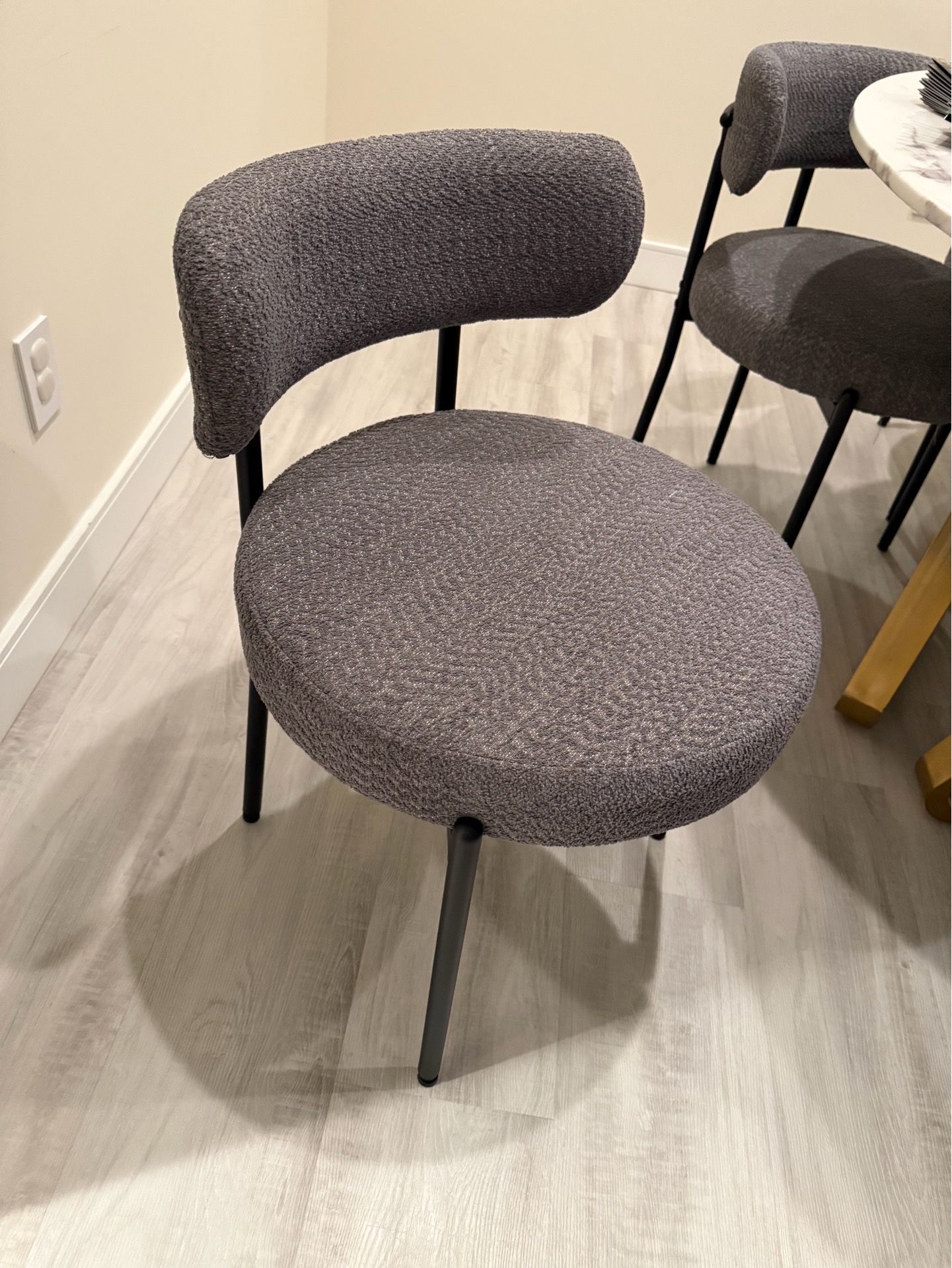 dining table and chairs