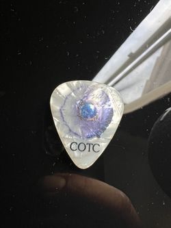 Guitar pick from chuck panozzo