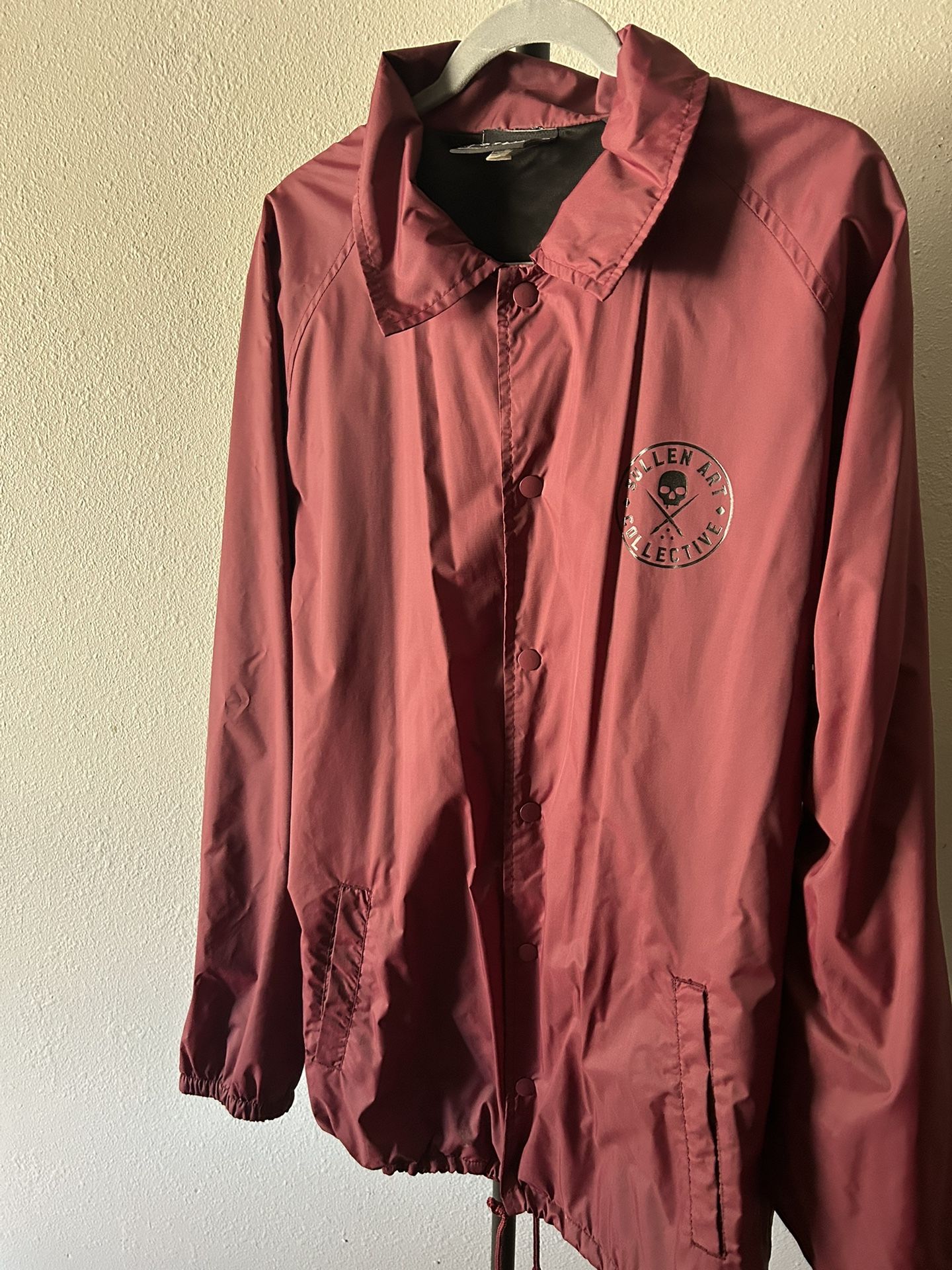 Sullen Burgundy Windbreaker XXL