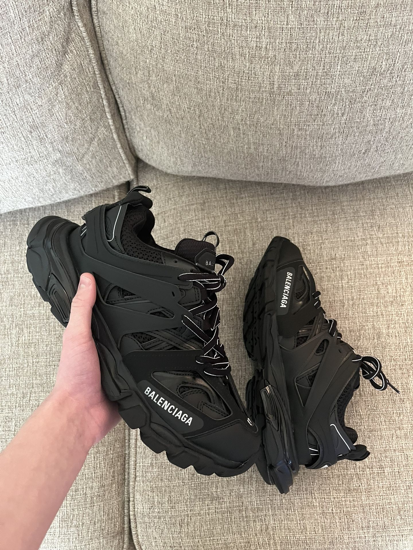 balenciaga tracks size 10