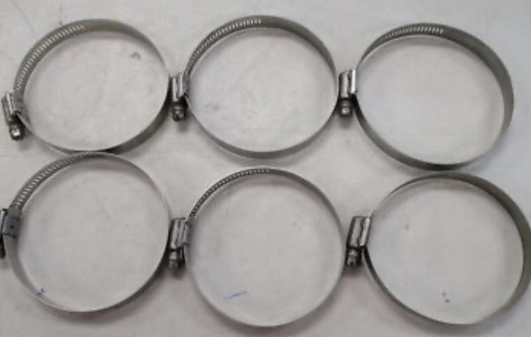 🔧 20 Norton Stainless Steel Hose Clamps – Size 4”, Great Condition