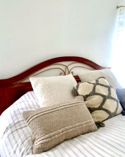 Wood king bedframe