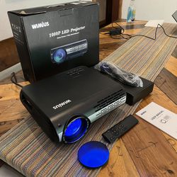 Projector! 1080p @ 60hz, Bright! Wimius! With box and all packaging! 