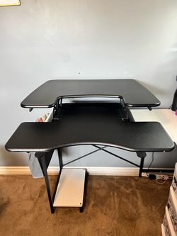 VARIDESK ProPlus 30 Adjustable Standing Desk Converter - Black
