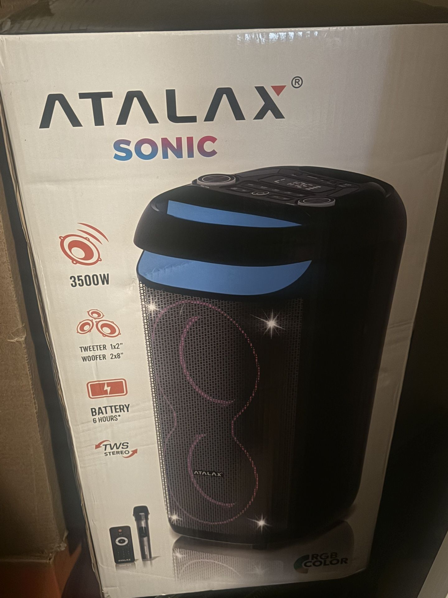 ATALAX Sonic Party Speaker