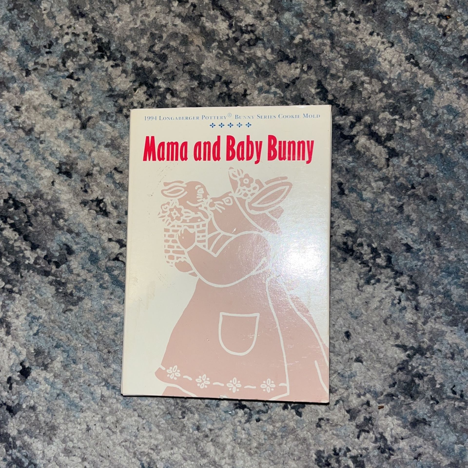 1994 Longaberger Bunny Cookie Mold