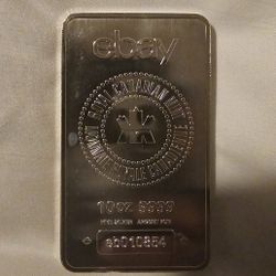 Ebay 10oz SILVER BAR