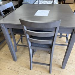 5 Piece Counter Height Dining Set On Sale