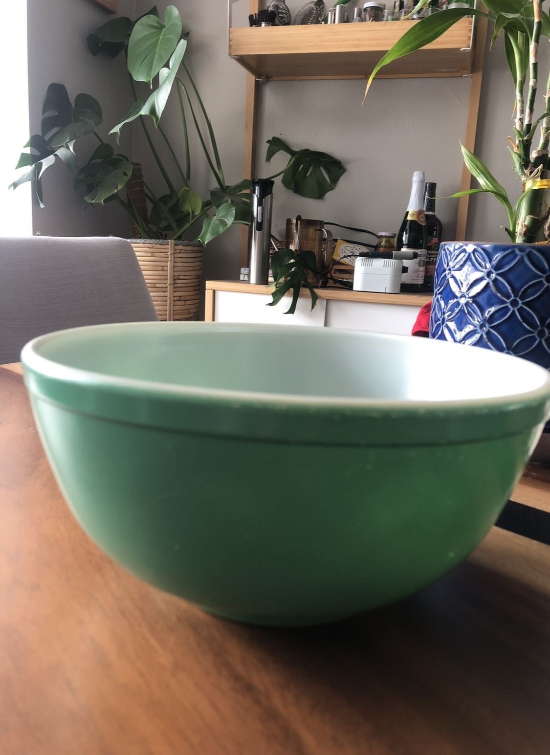 Vintage Green Pyrex Bowl
