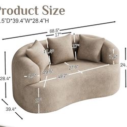 BRAND NEW Beige Couche