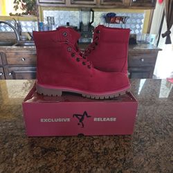 Timberland Red Boots