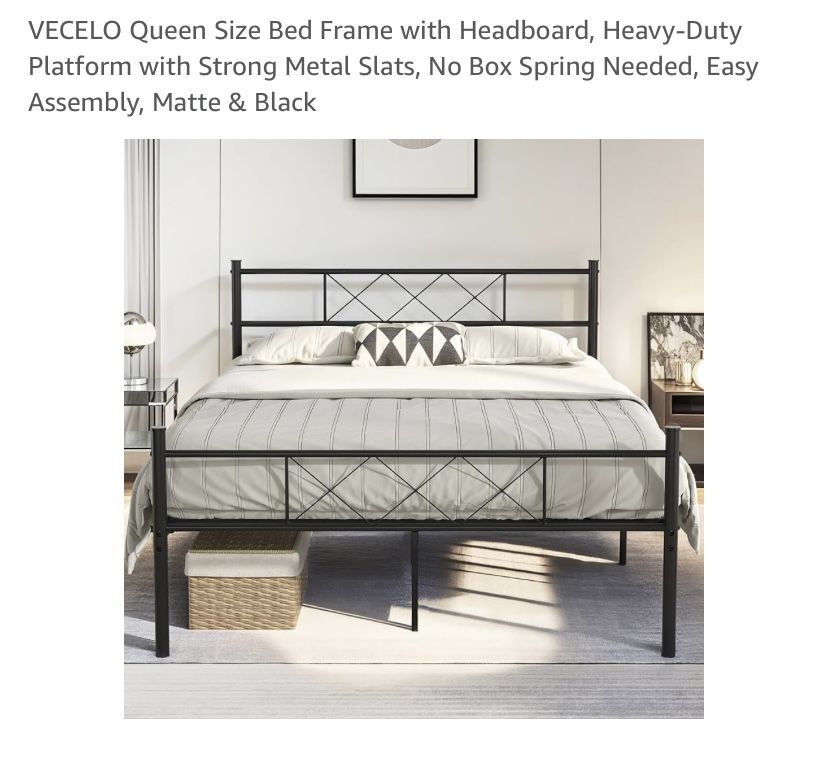 Queen Metal Bed Frame