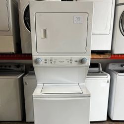 FRIGIDAIRE 27 INCH ELECTRIC LAUNDRY CENTER WITH 3.9 CU. FT. WASHER CAPACITY