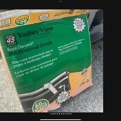 New in box retail $60 wt VALLEY VIEW Edging Royal Diamond 60 ft. L x 5 in. H x 1 in. W Professional   New in box  we have total 14 items each item