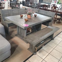 Breakfast Nook Dining Set.....  We Have Finance Options Available 