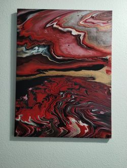 Acrylic Pour Paintings