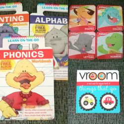 Children's learning books -some new- alphabet, numbers, phonics , shapes and colors etc