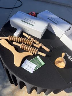 Massage Tool Set wood therapy