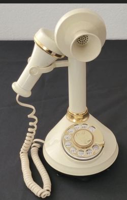 Vintage Rotary Candlestick telephone MCM