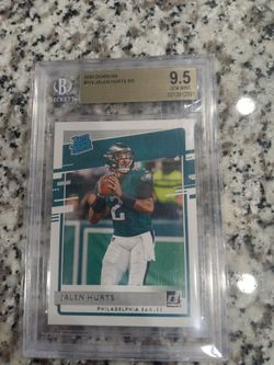 2020 Donruss Jalen Hurts Rated Rookie BGS 9.5