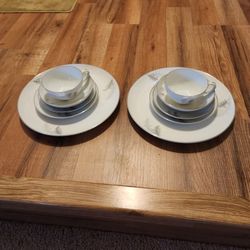  Fukagawa Arita Porcelain Dinner Set for Two