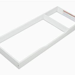 NEW/OPEN-BOX - Sorelle Furniture White Topper/Changing Station for Double Dresser