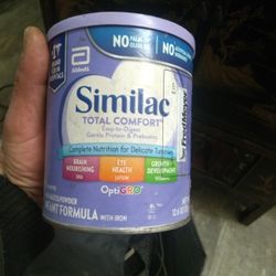 4 Similac Total Comfort Baby Formula 