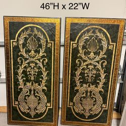 Wood Carved Art Panels 