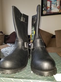 Ride tects engineering boots size 12 w motorcycle work boots oil resistent