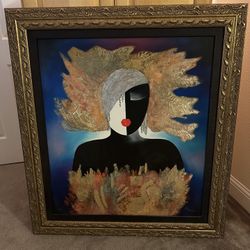 Painting: Black Magic Woman, Limited Edition Giclee on canvas - by Arbe 8/100