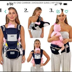 All In One Carrier Shoulder Sling Hip Stool