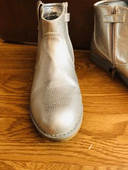 Silver boots