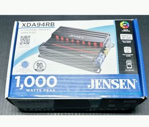 Amplificador jensen 1000wats 4 canales