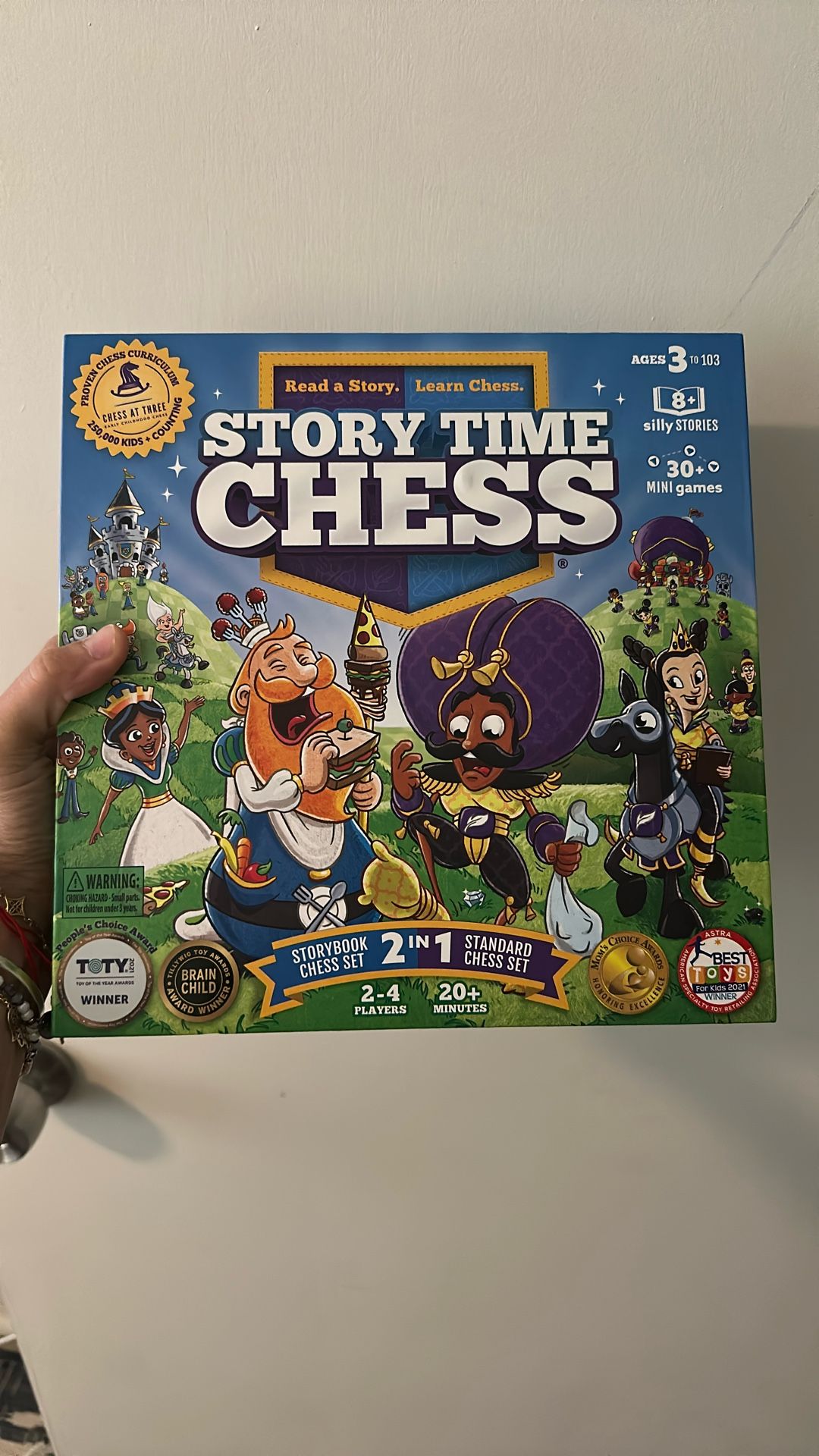 Kids Chessboard With Fun Pieces