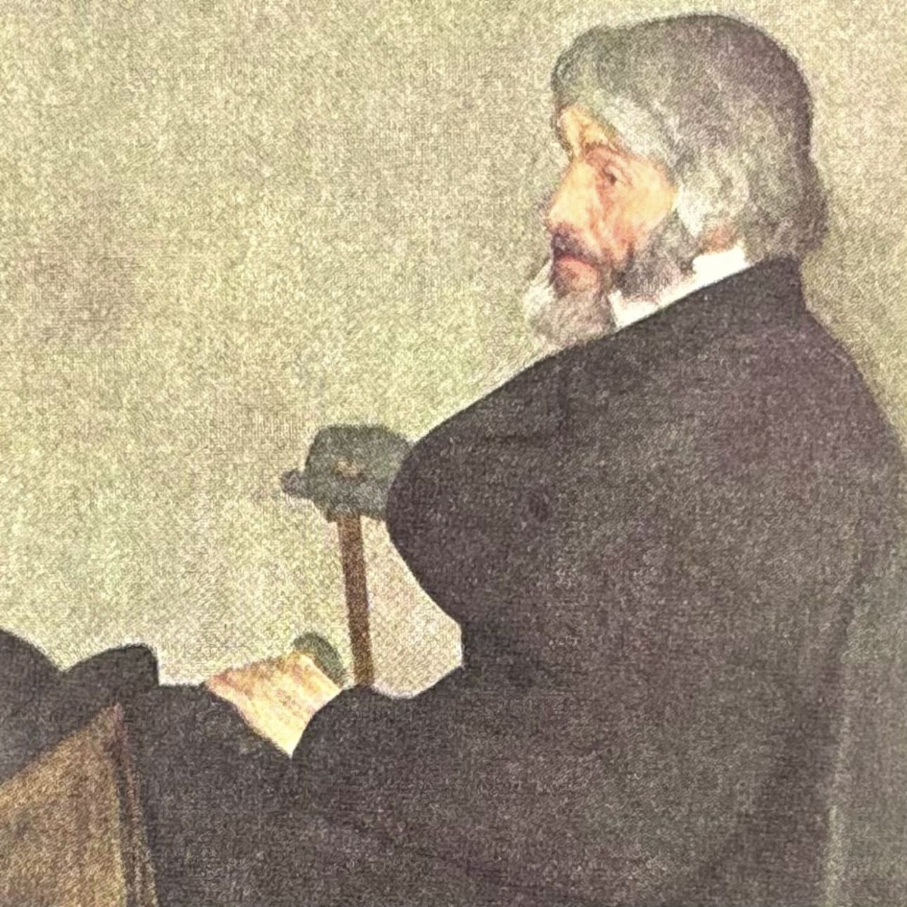 James Abbott McNeill Whistler Portrait/Thomas Carlyle Original Vintage Art Print 1930’s USA Printed Artist American School Collectible Collectibles