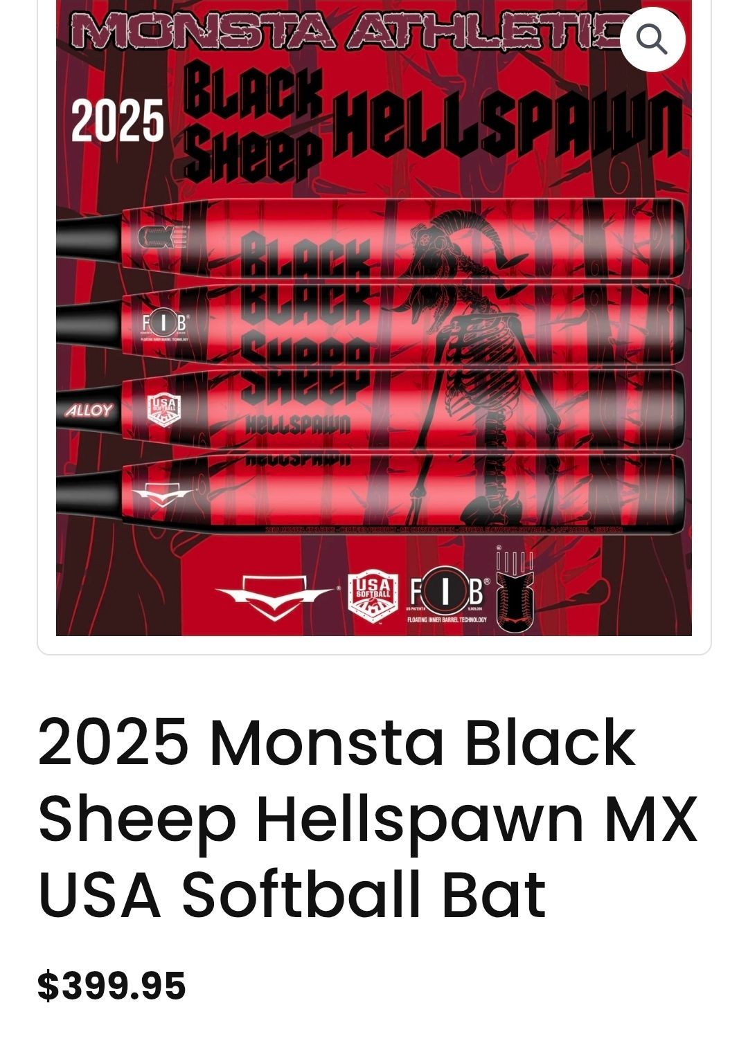 Monsta black sheep hellspawn torch