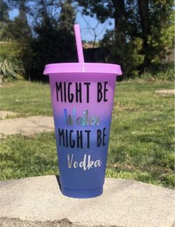 Color changing cups
