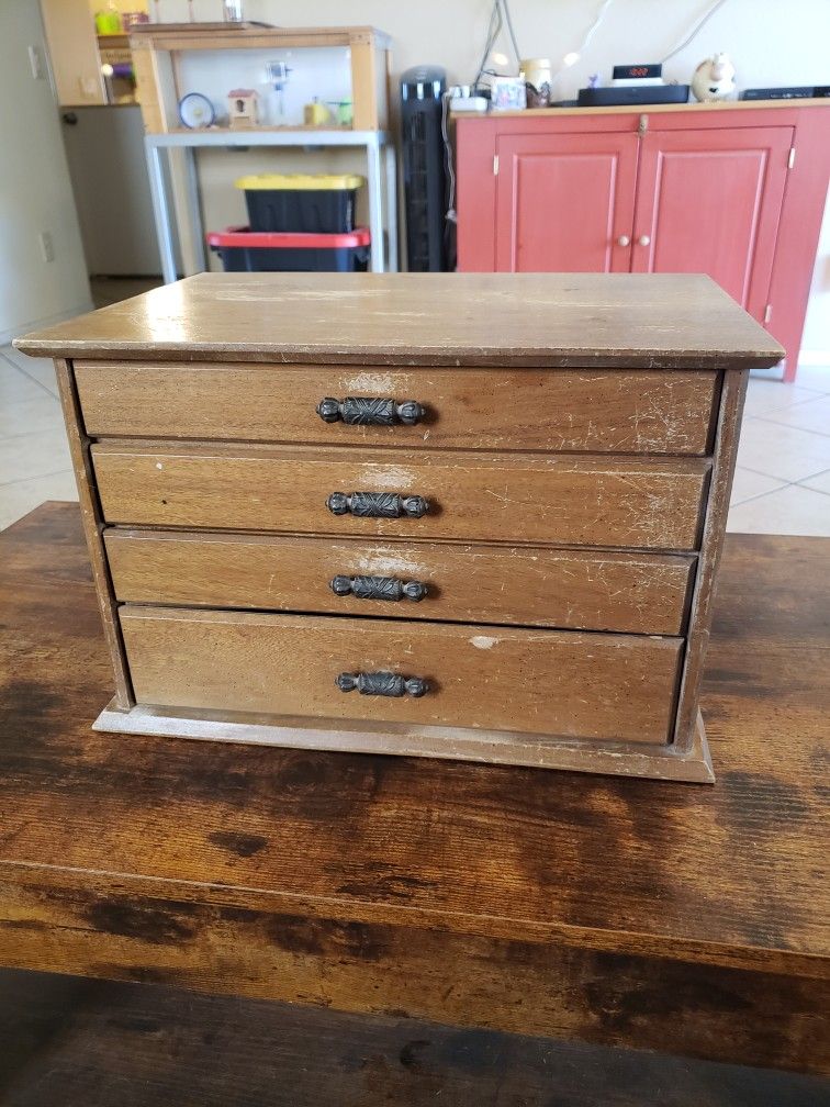 Vintage Silverware Cabinet