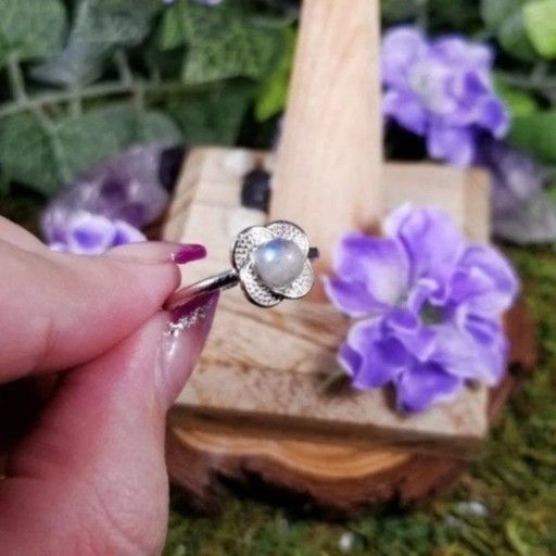 Moonstone Crystal Ring 5A for Sale in Glenvil, NE OfferUp