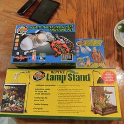 Reptilian Aquatic Lamp & Lamp Stand