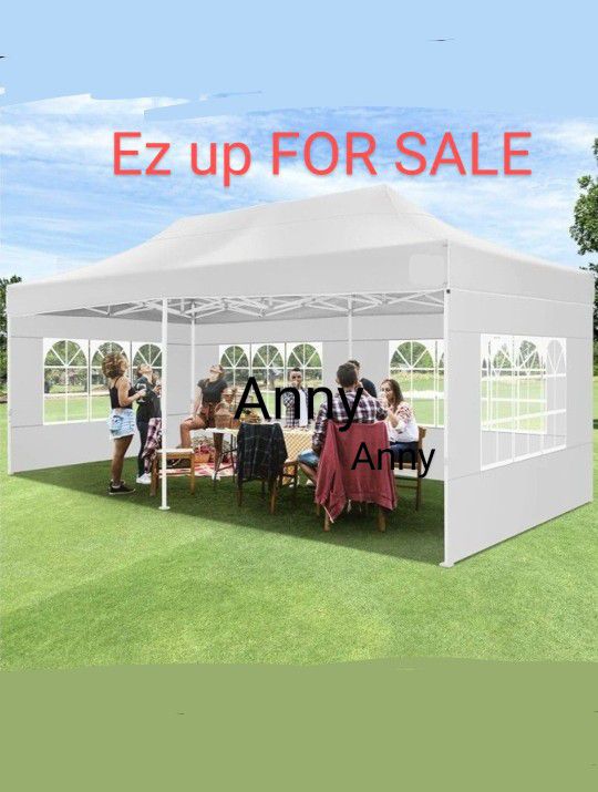 10x20  Pop up Canopy Tent with 6 sidewalls Easy Up Commercial Outdoor Canopy Wedding Party Tents for Parties,Carpa