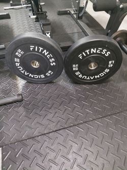 45 pound bumper plates