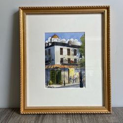 RARE Authentic Original Watercolor Painting “Napoleon House” New Orleans by NANCY JO DAVIS