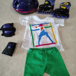 American Girl Inline Skate Outfit And Gear